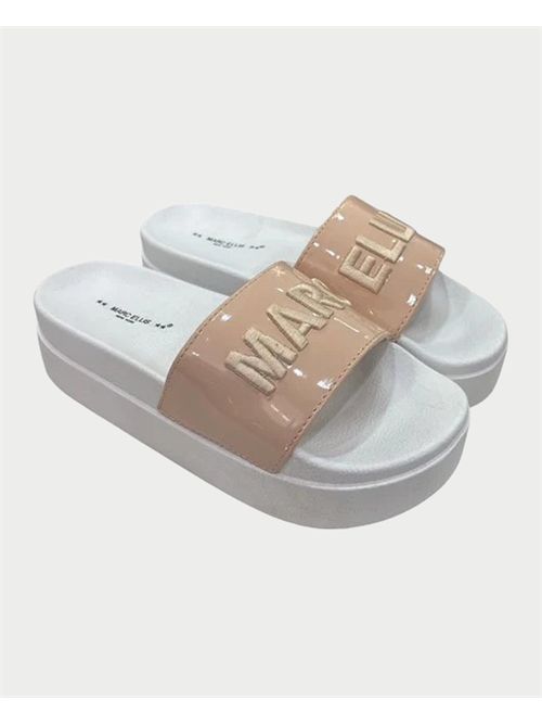 Sandali donna Marc Ellis con logo su fascia MARC ELLIS | 304LENASALMON/WHITE